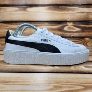 puma creepers white